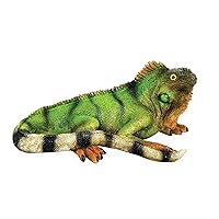 BFG Supply Iguana M Reptile Collection by Michael Carr Designs - Outdoor Lizard Figurine for gardens, patios and lawns (80060),Green, Small