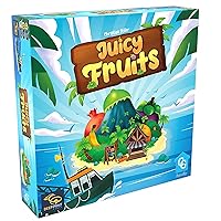 Capstone Games: Juicy Fruits: Mystic Island - Expansion, Strategy Board Game, 3 New Modules, Bonus Tiles, New Tokens, Ages 10+, 1-4 Players, 30 Min