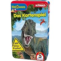 Spiele 51450 Dinosaurs, Travel Game, Bring Me with Game in Metal Tin, Colourful