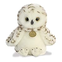 Aurora® Adorable Miyoni® Tots Snowy Owlet Stuffed Animal - Lifelike Detail - Cherished Companionship - White 10 Inches