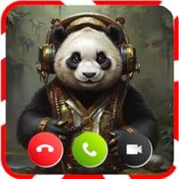 Prank Panda Attendant Video Call & Voice Call - Amazing Prank Panda -(NO ADS)