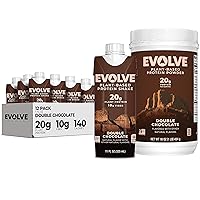 Evolve Protein Shake & Protein Powder Bundle, Chocolate