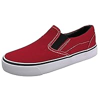 Kid's Classic Slip On Canvas Sneaker Skater Shoes