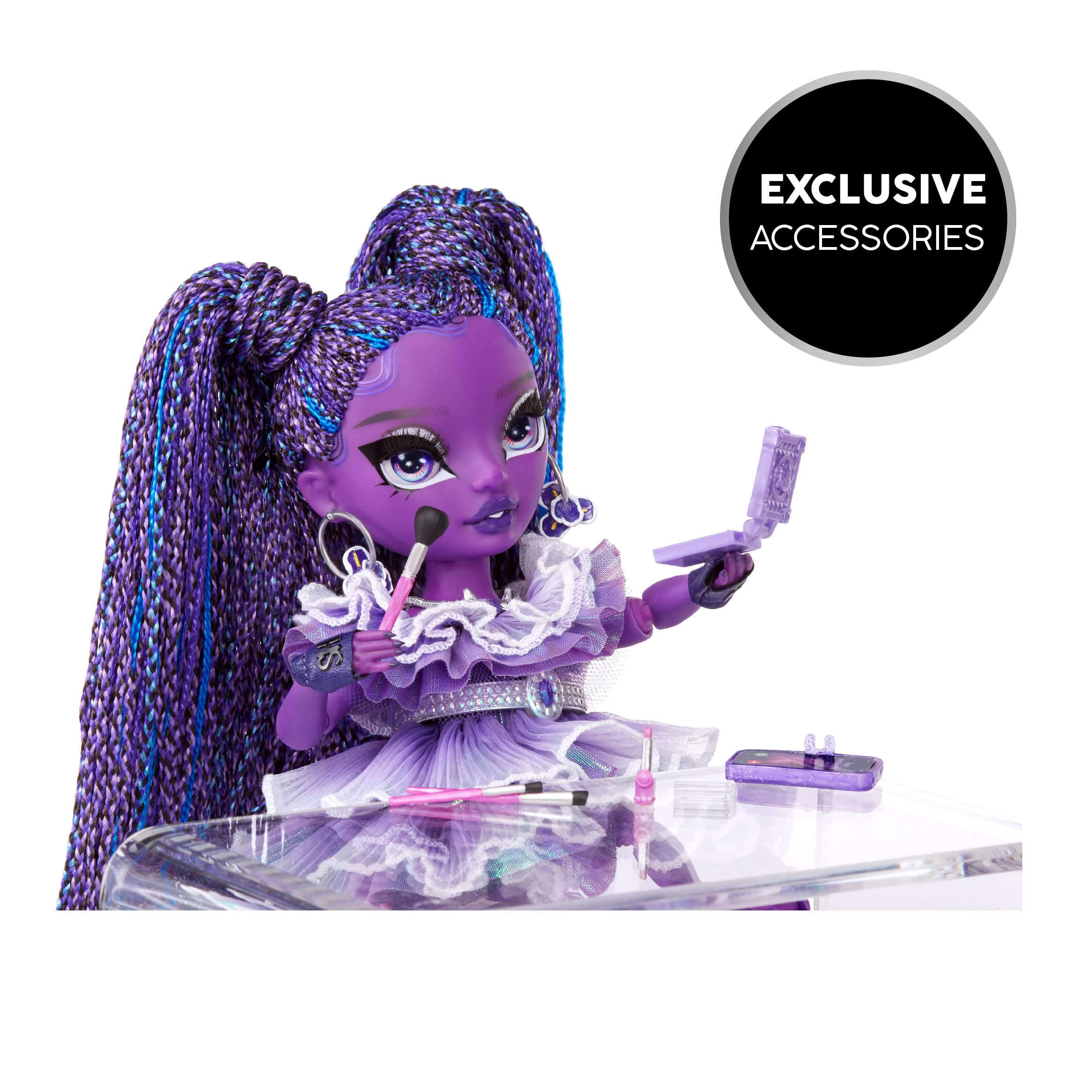 Rainbow High Shadow High Monique Verbena - Purple Fashion Doll. Fashionable Outfit & 10+ Colorful Play Accessories. Great Gift for Kids 4-12 Years Old & Collectors