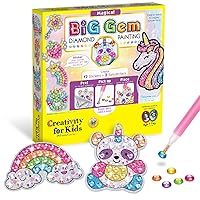 Creativity for Kids Big Gem Diamond Painting Kits: Magical Stickers and Suncatcher DIY Kit - Diamond Art for Kids, Unicorn Gifts for Girls Ages 6-8+