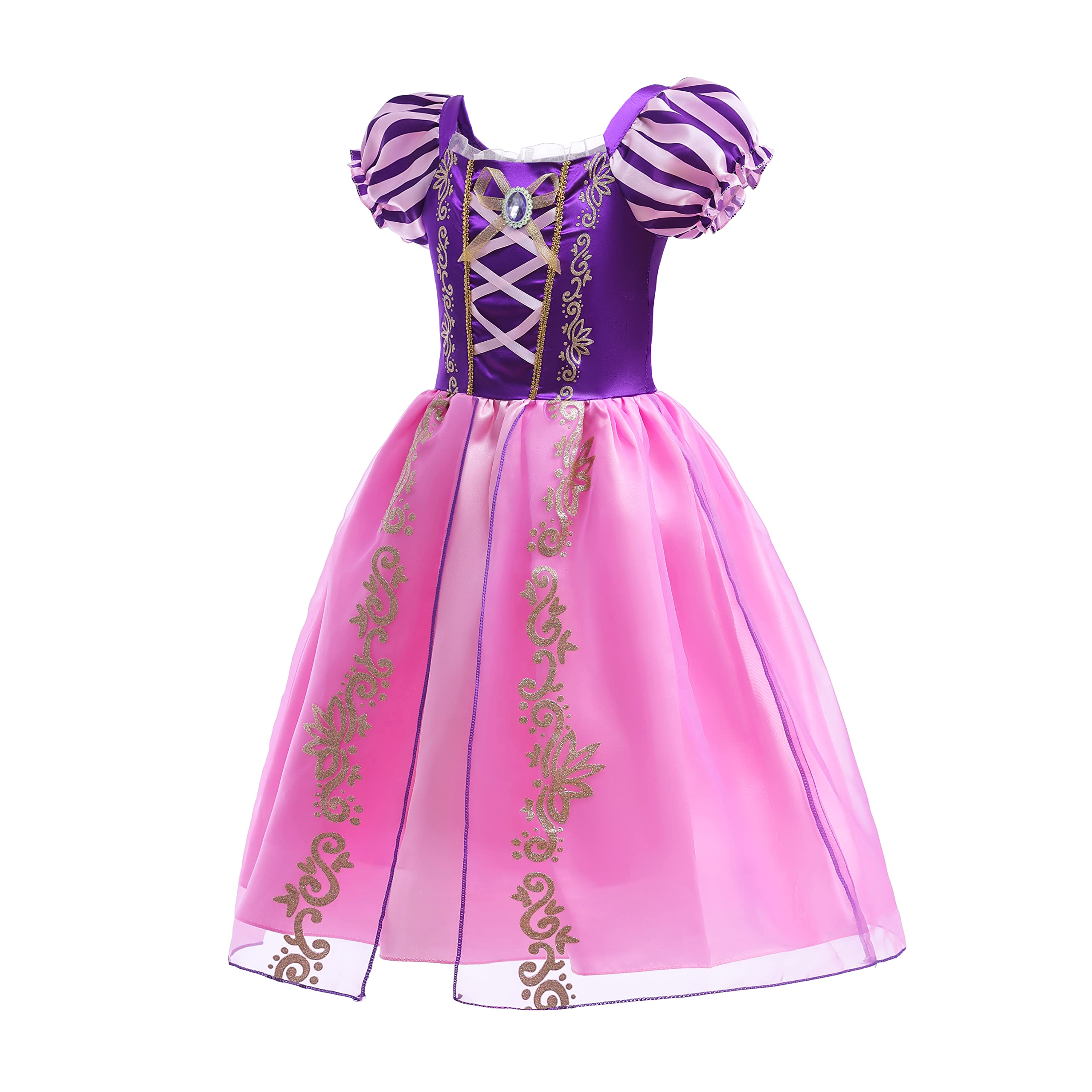 Dressy Daisy Princess Costume Halloween Birthday Fancy Party Dress Up Pageant Gown for Girls