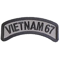 Vietnam 1967 Patch - 3.5x1.5 inch. Embroidered Iron on Patch