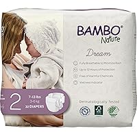 Bambo Nature Premium Baby Diapers (SIZES 0 TO 6 AVAILABLE), Size 2, 192 Count