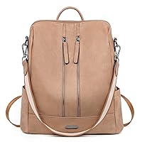 Leather Backpack Purse for Women Convertible Large Travel Ladies Designer Fashion Casual College Shoulder Bag