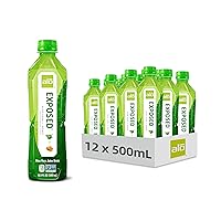 ALO Aloe Vera Juice Drink | EXPOSED - + Honey 16.9 fl oz, Pack of 12 Plant-Based with Real Pulp