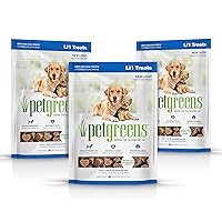 Natural Soft-Chew Dog Treats Infused with Supergreens Healthy Salmon, Flavor, 6 Ounces Per Pack (3 Pack Healthy Salmon)