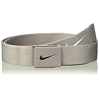 Nike Mens Tech Essential Belt, Light Charcoal, One Size