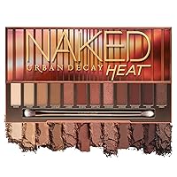 Urban Decay Naked Eyeshadow Palette, 12 Ultra-Blendable Shades - Rich Colors with Velvety Texture - Set Includes Mirror & Double-Ended Makeup Brush - Vegan + Cruelty Free