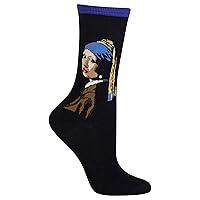 Hot Sox Women's Fun Famous Paintings Crew Socks-1 Pair Pack-Cool & Artistic Gifts