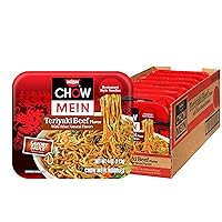 Nissin Chow Mein Noodles, Teriyaki Beef, 4 Ounce (Pack of 8)