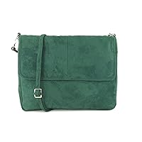 LONI Clutch/Shoulder Bag Cross-Body Handbag in Faux Suede