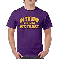 in Trump We Trust 2024 T-Shirt Donald My President MAGA First Make America Great Again Republican FJB Men's Tee
