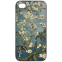Generic S9Q Sakura Vintage Flower Watercolor Art Tribal Tree Pattern Hard Back Skin Case Cover for Apple iPhone 4/4s - Non-Retail Packaging - Multi