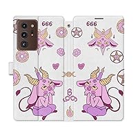 Wallet Case Replacement for Samsung Galaxy S23 S22 Note 20 Ultra S21 FE S10 S20 A03 A50 Kawaii Baphomet Snap Hell Magic Folio Cute Magnetic Card Holder Cover PU Leather Flip Satan Witch Goat