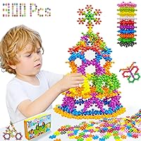 Uiqozok STEM Toys, 300 Pieces Building Blocks Toys for Kids, Educational Toys Sets, Puzzles Toy, Creativity Classroom Activities Toys, Interlocking Gear Learning Toys for Children Boys Girls Aged 3+