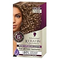 Schwarzkopf Keratin Blonde Hair Dye Almond Blonde 11.1, Hi-Lift Permanent Color, 1 Application - Hair Color Enriched with Keratin, Lightens up to 4 Levels and Protects Hair from Breakage