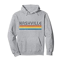 Retro Nashville TN Home State Tennessee Vintage Nashville Pullover Hoodie