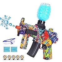 GBN01L Gel Splatter Ball Blaster Toy Kit Shooting Team Game for Adults and Age 14+ Goggles and Targets Automatic Splat Ball Blasters with Water Beads 