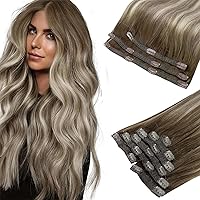 Sunny Clip in Hair Extensions 120g and 3pcs Clip in Hair Extensions 70g 22inch Package Deal