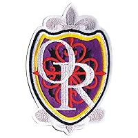 Cosplay Accessories School Badge Costume Patch Embroidered (Purple)