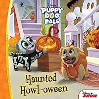 Puppy Dog Pals: Haunted Howl-oween: With Glow-in-the-Dark Stickers! Puppy Dog Pals: Haunted Howl-oween: With Glow-in-the-Dark Stickers! Kindle Paperback Library Binding