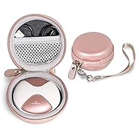 Case for YINEME Wireless Earbuds Bluetooth 5.0, Noise Cancelling True Wireless Earbuds 18H Playtime, 3D Stereo Sound Wireless Bluetooth Headphones, (Rose Gold)