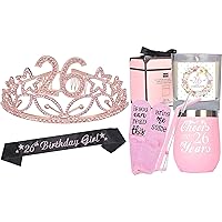 26th Birthday Gifts for Women, 26th Birthday Decorations for Women, 26th Birthday Party Supplies, 26th Birthday Party Favors, Happy 26th Birthday Party Supplies, Gifts for 26 Year Old Woman