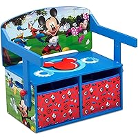 Kids Convertible Activity Bench - Greenguard Gold Certified, Disney Mickey Mouse