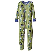 Little Boys' Organic Cotton Footie Pajamas