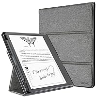 CoBak Stand Case for Kindle Scribe - Premium Folio Leather Cover with Pen Holder, Auto Sleep/Wake, and Stand Feature - Compatible with 10.2 Inch Kindle Scribe (2022 Release)