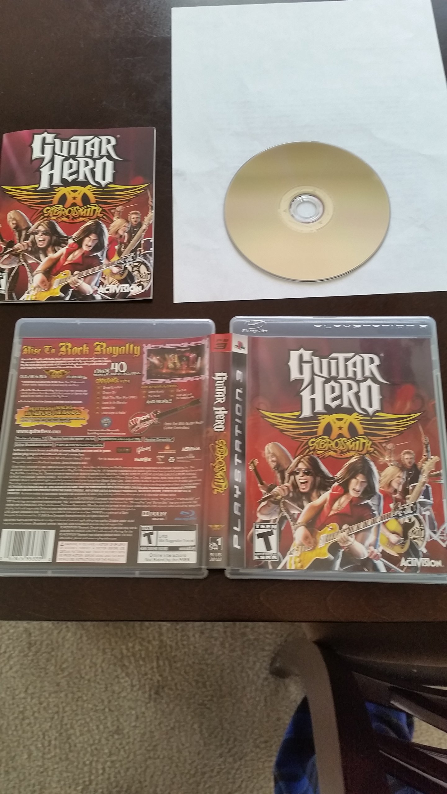 Guitar Hero Aerosmith - Playstation 3 (Game only)