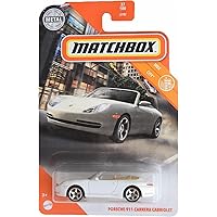 Matchbox Porsche 911 Carrera Cabriolet, [White] Metal Parts 37/100