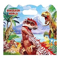 Reusable Dinosaur Sticker Book for Toddlers and Kids | Ages 2-4, 3-5 | Puffy Dino Stickers Activity Pad for Boys and Girls 1-3,4-8 | Quiet Busy Book | Road Trip Car Plane Travel Toys.