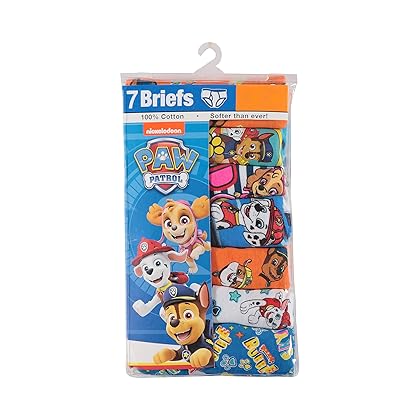 Paw Patrol 100% Combed Cotton Underwear 5-10Packs available with Chase, Skye, Rubble and more in sizes 18M, 2/3T, 4T