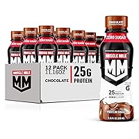 Muscle Milk Genuine Protein Shake, Chocolate, 25g Protein, 11.16 Fl Oz (Pack of 12), Packaging May Vary