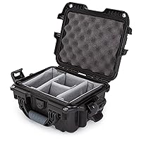 Nanuk Small Series 905 Lightweight NK-7 Resin Waterproof Protective Case with Padded Dividers for Point & Shoot Camera or Binoculars, Black