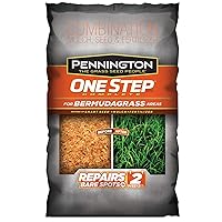 Pennington One Step Complete Bermudagrass Bare Spot Grass Seed, 5 Pounds, White