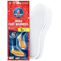 Insole Foot Warmers - 5, 10 or 30 Pairs – S, M, L, XL – 9h of Extra Warmth - Instant Heat - Air Activated Heated Insoles - Purely Natural - Toe Warmers, Feet Warmers for Men & Women