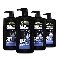 Wash and Care for Clean and Strong Hair Phoenix 2-in-1 Shampoo and Conditioner Crushed Mint and Rosemary 100 percent Recycled Bottle 28 oz 4 Pack