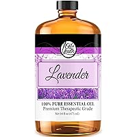 Lavender Essential Oil (16oz Bulk) Pure Essential Oil for Calming, Relaxing, Aromatherapy, Diffuser
