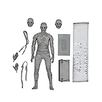 NECA Universal Monsters Mummy 7IN Ultimate AF Black & White VER