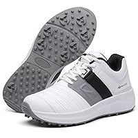 KESCOO Waterproof Golf Shoes Men Professional Spikeless Golf Footwear Lightweight Outdoor Comfortable Golf Training Sneakers