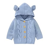 9 Year Old Girls Sweatshirt Baby Girl Boy Knit Cardigan Sweater Hoodies Warm Tops Toddler Infant 18 Month Girls Jacket