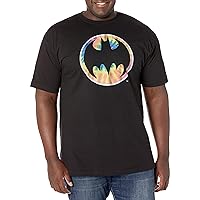 DC Comics Men's Big & Tall Bat Dye Short Sleeve T-Shirt