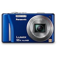 Panasonic Lumix DMC-ZS10 14.1 MP Digital Camera with 16x Wide Angle Optical Image Stabilized Zoom and Built-In GPS Function (Blue)